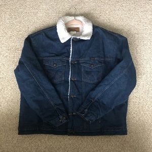 Men’s Wrangler Fleece Lined Denim Jacket